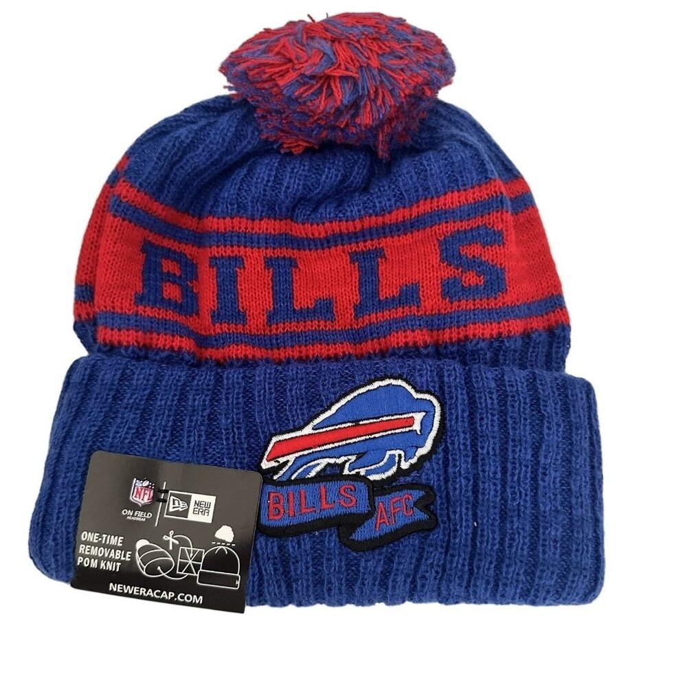 New Era Buffalo Bills Winter Knit Fully Lined Beanie NFL Football Athleisure